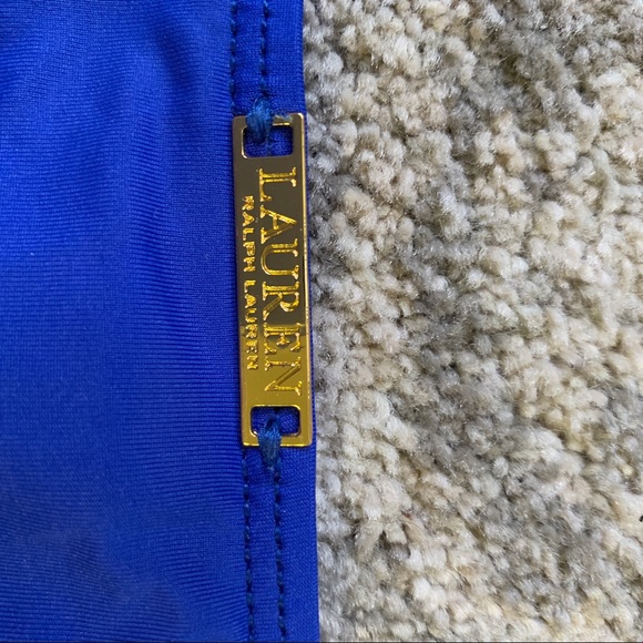 Ralph Lauren two piece tankini swim suit blue - Picture 5 of 6